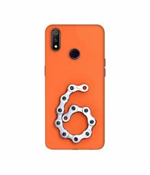 Amazon Brand - Solimo Designer Number Six 3D Printed Hard Back Case Mobile Cover for Realme 3 Pro