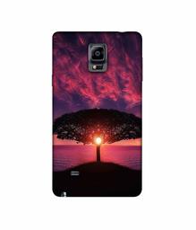 Amazon Brand - Solimo Designer Nature Digital Painting 3D Printed Hard Back Case Mobile Cover for Samsung Galaxy Note 4