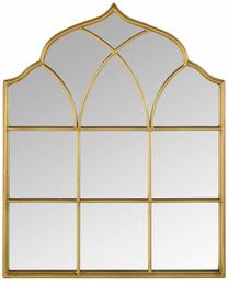 Amazon Brand - Ravenna Home Vintage Windowpane Metal Mantel Mirror, 25