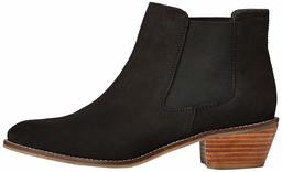 find. Women's Flexi-Sole Cuban Heel Chelsea Boots, Black (Black Black), US 7