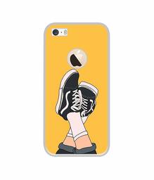 Amazon Brand - Solimo Designer Boy Shoes Pattern UV Printed Soft Back Case Mobile Cover for Apple iPhone 5 / 5S