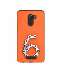 Amazon Brand - Solimo Designer Number Six 3D Printed Hard Back Case Mobile Cover for Gionee A1 Lite