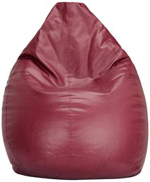 Amazon Brand - Solimo XXXL Bean Bag Cover (Maroon)