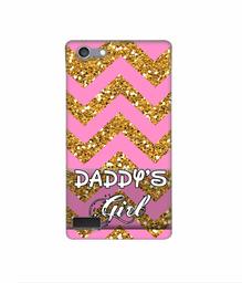 Amazon Brand - Solimo Designer Daddy's Girl 3D Printed Hard Back Case Mobile Cover for Oppo Neo 7