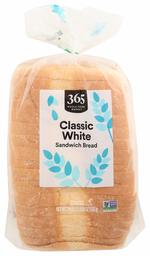 365 Everyday Value, White Sandwich Bread, 17 slices