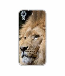 Amazon Brand - Solimo Designer Lion UV Printed Soft Back Case Mobile Cover for HTC Desire 626/HTC Desire 628