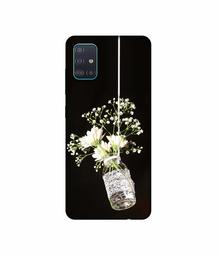 Amazon Brand - Solimo Designer Hanging Flowerpot 3D Printed Hard Back Case Mobile Cover for Samsung Galaxy A51