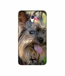 Amazon Brand - Solimo Designer Hairy Puppy 3D Printed Hard Back Case Mobile Cover for Micromax Canvas Unite 2 A106