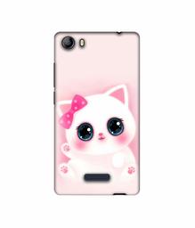 Amazon Brand - Solimo Designer Babby Kitty UV Printed Soft Back Case Mobile Cover for Micromax Canvas 5 E481