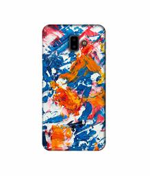 Amazon Brand - Solimo Designer Wax Color Mash On Canvas 3D Printed Hard Back Case Mobile Cover for Samsung Galaxy J6 Plus