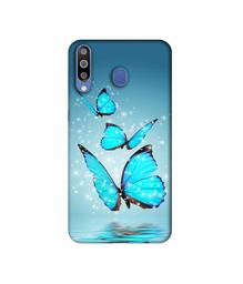 Amazon Brand - Solimo Designer Flying Butterflies 3D Printed Hard Back Case Mobile Cover for Samsung Galaxy M30