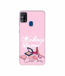 Amazon Brand - Solimo Designer Makeup Queen 3D Printed Hard Back Case Mobile Cover for Samsung Galaxy M31