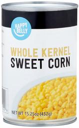 Amazon Brand - Happy Belly Whole Kernel Corn, 15.25 oz