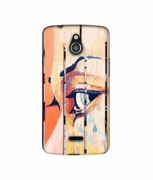 Amazon Brand - Solimo Designer Potrat On Wood 3D Printed Hard Back Case Mobile Cover for InFocus M2