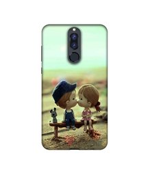 Amazon Brand - Solimo Designer Love Couples Pattern UV Printed Soft Back Case Mobile Cover for Huawei Honor 9i