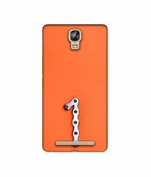 Amazon Brand - Solimo Designer Number One 3D Printed Hard Back Case Mobile Cover for Gionee Marathon M5 Plus