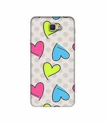 Amazon Brand - Solimo Designer Multicolor Heart 3D Printed Hard Back Case Mobile Cover for Samsung Galaxy J5 Prime