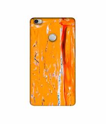 Amazon Brand - Solimo Designer Gold Yellow Paint 3D Printed Hard Back Case Mobile Cover for Xiaomi Mi Max