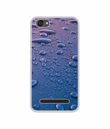 Amazon Brand - Solimo Designer Water Drops UV Printed Soft Back Case Mobile Cover for Lyf Wind 6