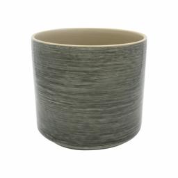 Amazon Brand – Stone & Beam Mid-Century 100% Stoneware Planter, 7.87