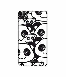 Amazon Brand - Solimo Designer Panda Texture 3D Printed Hard Back Case Mobile Cover for Micromax Canvas Selfie 2 Q340