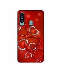 Amazon Brand - Solimo Designer Hearts 3D Printed Hard Back Case Mobile Cover for Samsung Galaxy M40