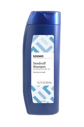 Amazon Brand - Solimo Advanced Solution Dandruff & Seborrheic Dermatitis Shampoo, Maximum Strength, 14.2 Fluid Ounce