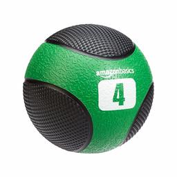 AmazonBasics Bola medicinal de doble agarre, 10 cm