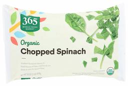 365 EVERYDAY VALUE Organic Chopped Spinach, 16 OZ