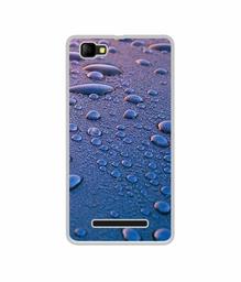 Amazon Brand - Solimo Designer Water Drops UV Printed Soft Back Case Mobile Cover for Lyf C459