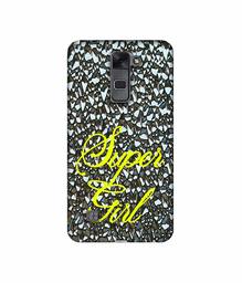 Amazon Brand - Solimo Designer Super Girl On Foil 3D Printed Hard Back Case Mobile Cover for LG Stylus 2