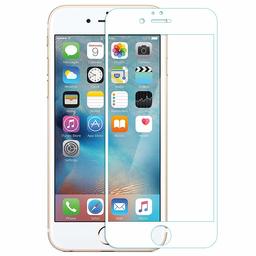 Amazon Brand - Solimo Premium Full Body Tempered Glass for iPhone 6S Plus with Installation Kit (White)