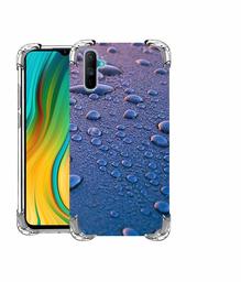 Amazon Brand - Solimo Designer Water Drops UV Printed Soft Back Case Mobile Cover for Realme C3