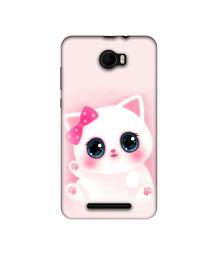 Amazon Brand - Solimo Designer Babby Kitty UV Printed Soft Back Case Mobile Cover for Karbonn K9 Viraat