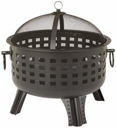 AmazonBasics 23.5 Inch Steel Lattice Fire Pit (Renewed)