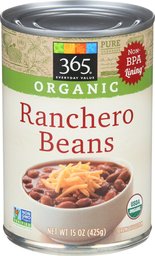 365 Everyday Value, Organic Ranchero Beans, 15 oz