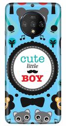 Amazon Brand - Solimo Designer Cute Little Boy Pattern 3D Printed Hard Back Case Mobile Cover for OnePlus 7T