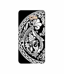 Amazon Brand - Solimo Designer Half Circle Rangoli 3D Printed Hard Back Case Mobile Cover for Samsung Galaxy C9 Pro