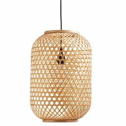 Stone & Beam Contemporary Round Woven Pendant, 16.3