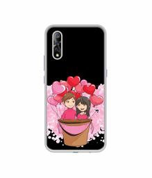 Amazon Brand - Solimo Designer Boy and Girl UV Printed Soft Back Case Mobile Cover for Vivo S1 / Vivo Z1x