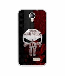 Amazon Brand - Solimo Designer Punisher Skull UV Printed Soft Back Case Mobile Cover for Lephone W2