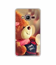 Amazon Brand - Solimo Designer Teddy Bear UV Printed Soft Back Case Mobile Cover for Samsung Z2