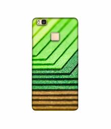 Amazon Brand - Solimo Designer Green Shad Texture 3D Printed Hard Back Case Mobile Cover for Huawei P9 lite