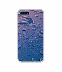 Amazon Brand - Solimo Designer Water Drops UV Printed Soft Back Case Mobile Cover for Huawei Honor 7A