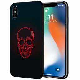 Amazon Brand - Solimo Designer Skull Printed Hard Back Case Mobile Cover for Apple iPhone Xs Max (D1186)