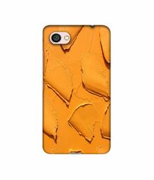 Amazon Brand - Solimo Designer Yellow Texture Wall 3D Printed Hard Back Case Mobile Cover for Xiaomi Redmi Y1 Lite