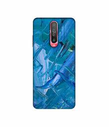 Amazon Brand - Solimo Designer Blue Paint 3D Printed Hard Back Case Mobile Cover for Poco X2 / Mi Redmi K30