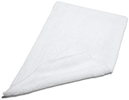 Pinzon Luxury Reversible 17-By-24-Inch Bath Rug, White