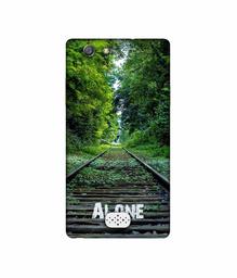 Amazon Brand - Solimo Designer Alone UV Printed Soft Back Case Mobile Cover for Oppo Neo 5 (2015)