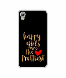 Amazon Brand - Solimo Designer Happy Girls are The Prettiest UV Printed Soft Back Case Mobile Cover for Tecno i7